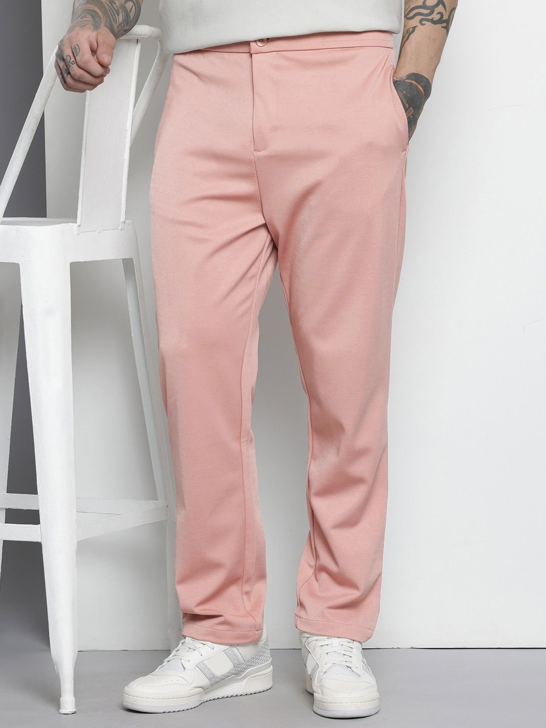 The Indian Garage Co Men Relaxed Fit Trousers