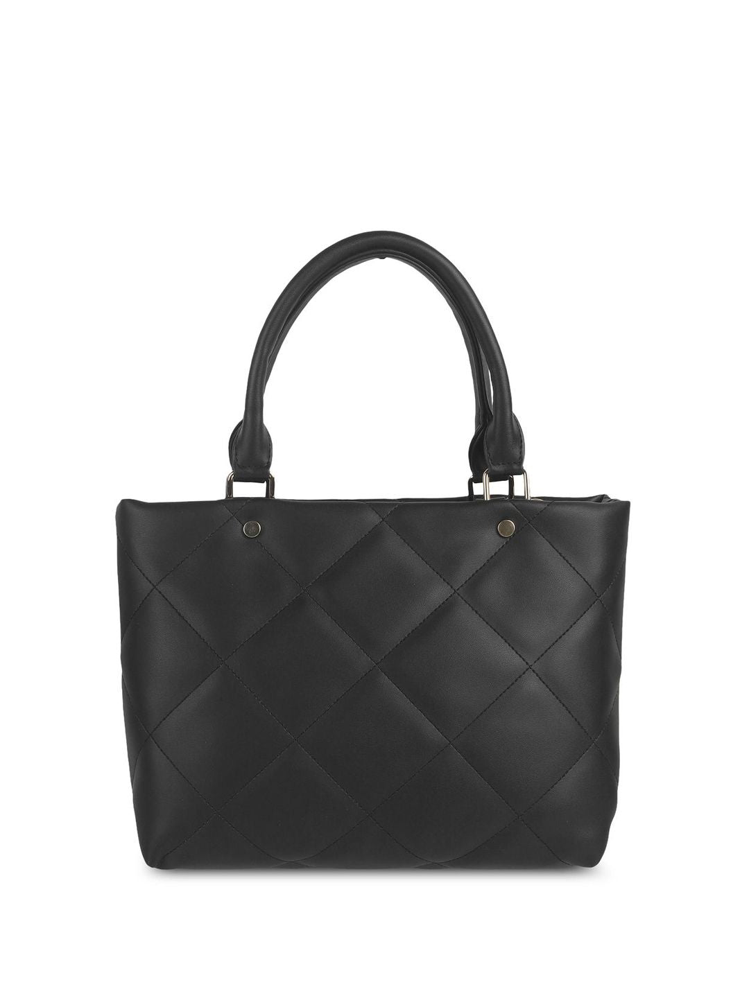 Mochi Women Solid Structured Handheld Bag with Quilted