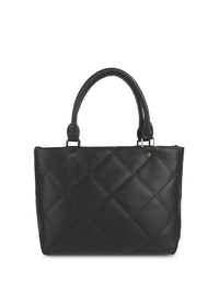 Mochi Women Solid Structured Handheld Bag with Quilted