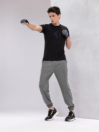 HRX by Hrithik Roshan Men Brand Logo Print Detail Rapid-Dry Training Joggers