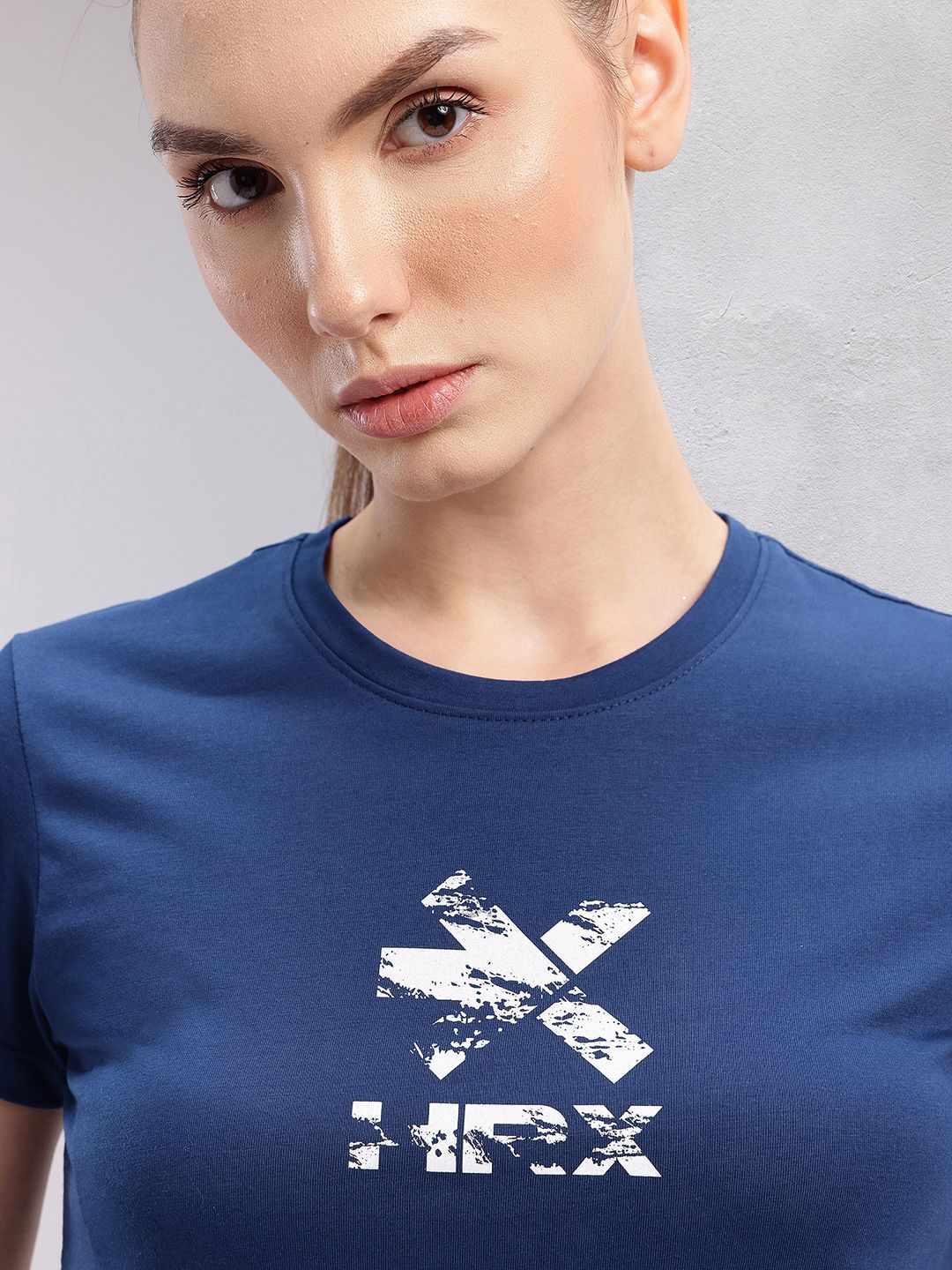 HRX by Hrithik Roshan Typography Print Training T-shirt