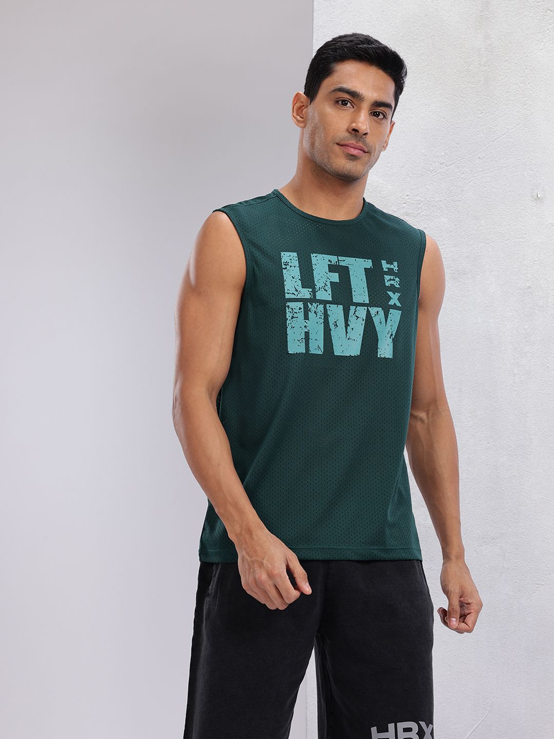 HRX by Hrithik Roshan Typography Printed Training T-shirt