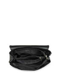 ZOUK Ethnic Motifs Printed Jute Structured Satchel