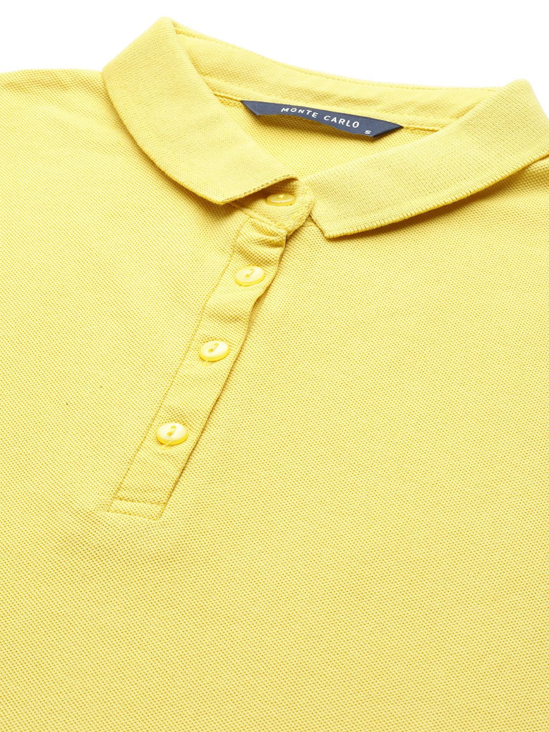 Monte Carlo Polo Collar Pure Cotton T-shirt
