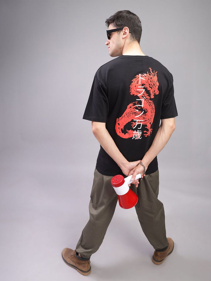 ADRO Men Typography Printed T-shirt