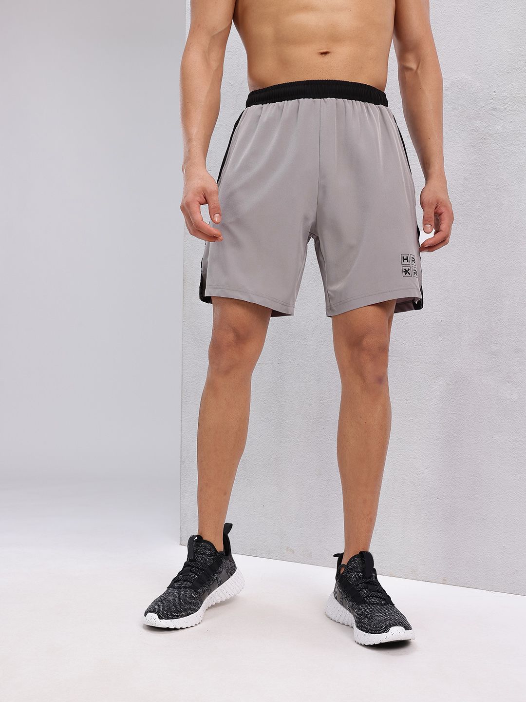 HRX by Hrithik Roshan Men Colourblocked Mid-Rise Training Shorts