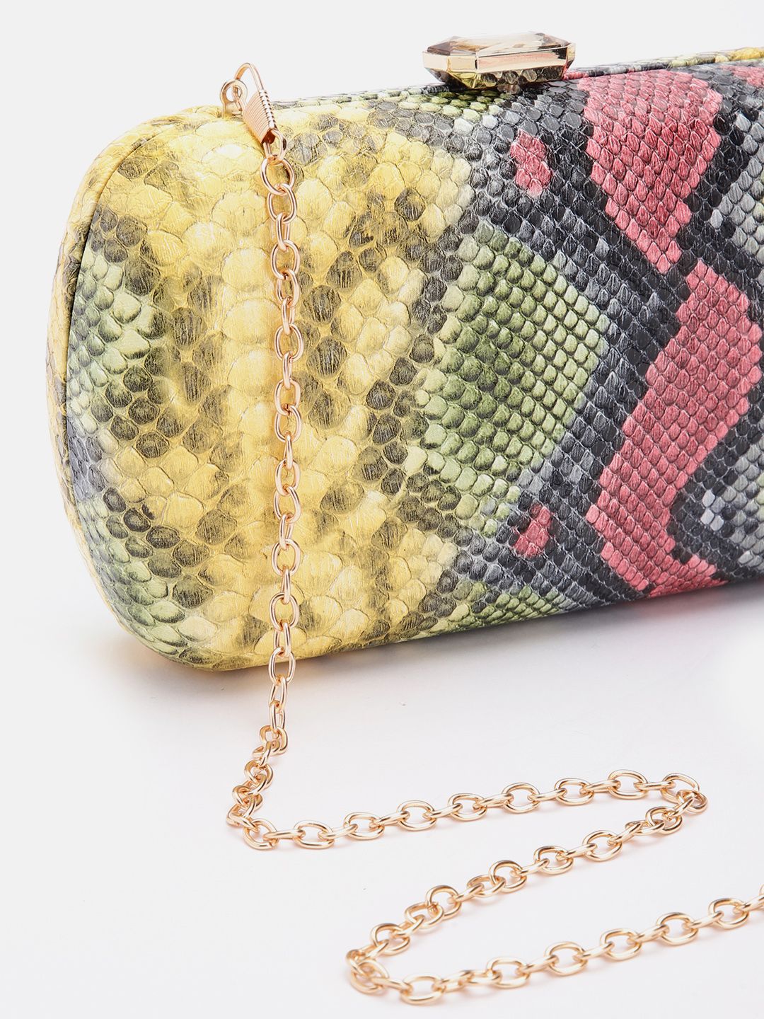 Lino Perros Women Abstract Printed Box Clutch