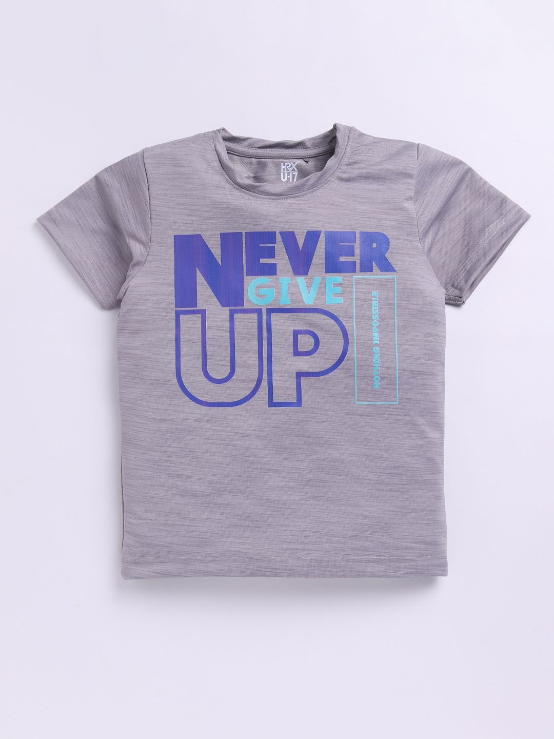 HRX by Hrithik Roshan Boys Typography Printed T-shirt