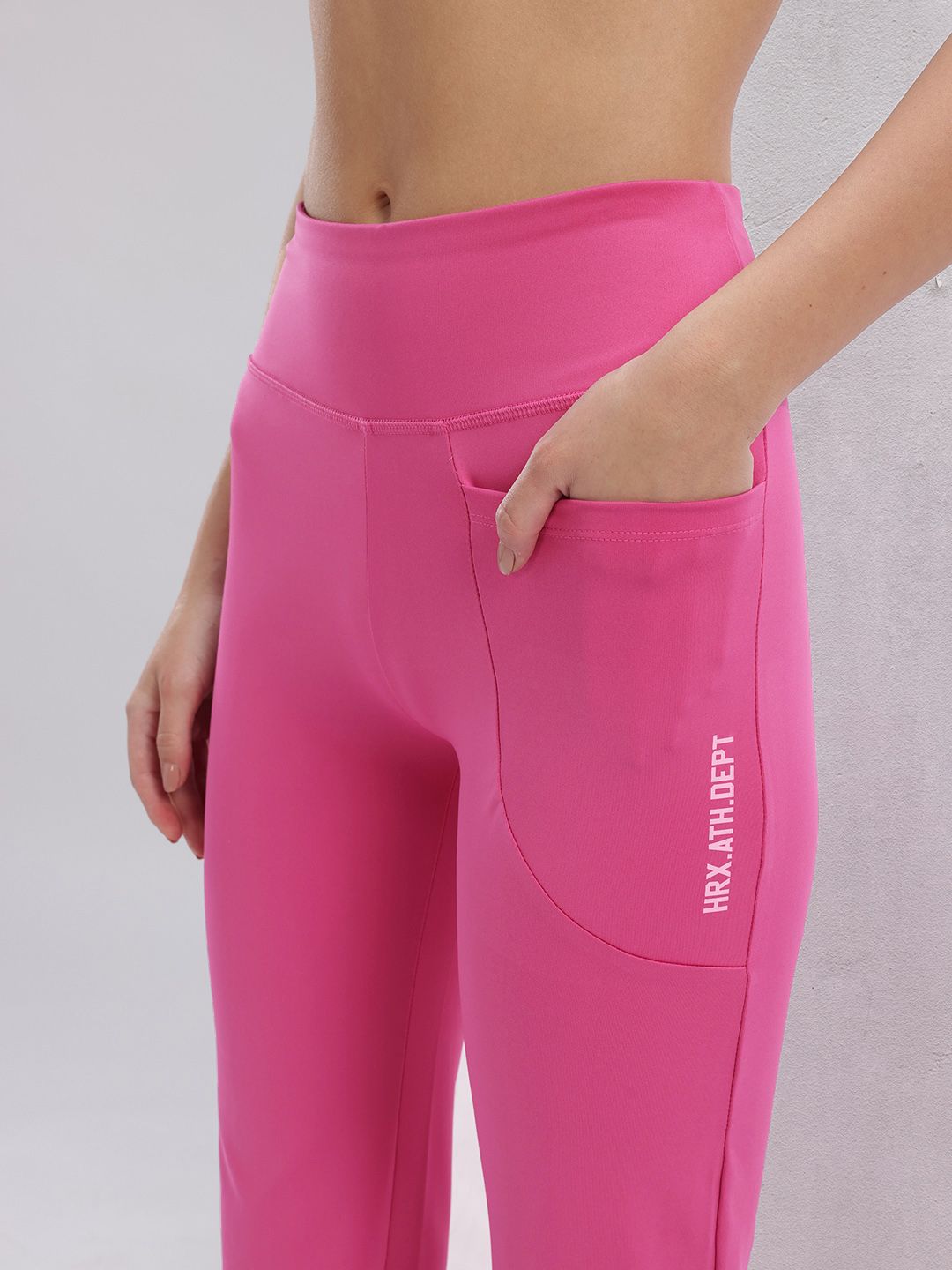 HRX by Hrithik Roshan Women Brand Logo Detail Rapid-Dry Lifestyle Track Pants