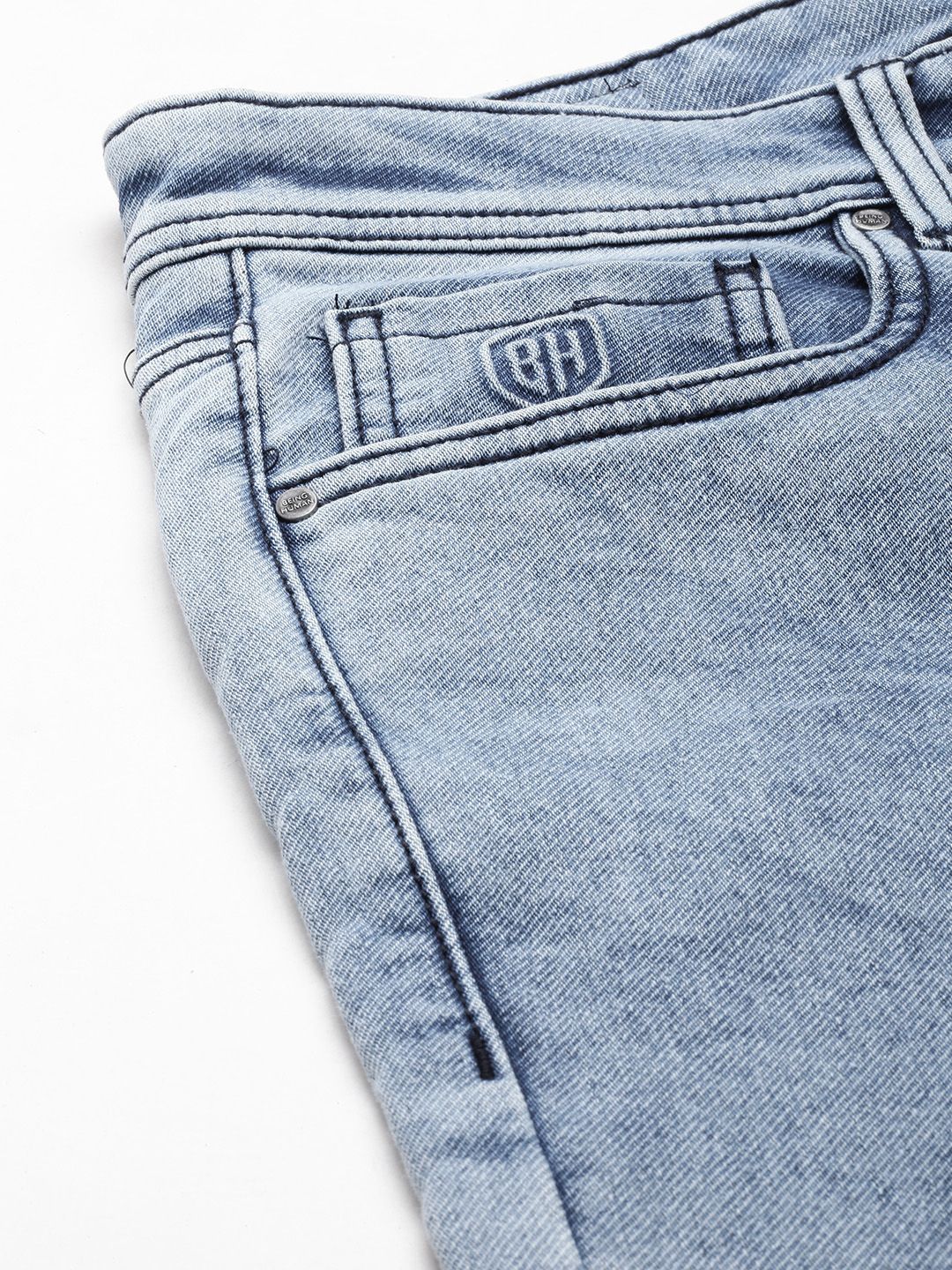 Being Human Men Slim Fit Heavy Fade Stretchable Jeans
