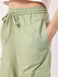DressBerry Women Indie Street Smart In Cargo Grooves Trousers