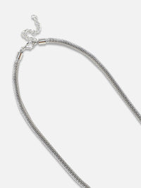 SOHI Silver-Plated Minimal Necklace