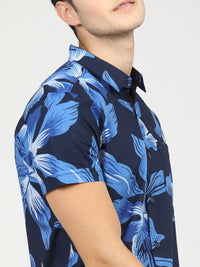 Lelaki Highlander Slim Fit Printed Shirt