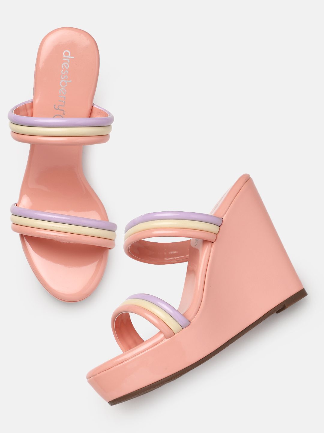 DressBerry Colourblocked Wedges