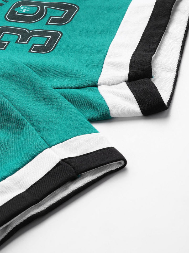 The Indian Garage Co Men Varsity Print Loose Fit Shorts