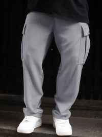 Powerlook Men Relaxed-Fit Cargo Track Pant