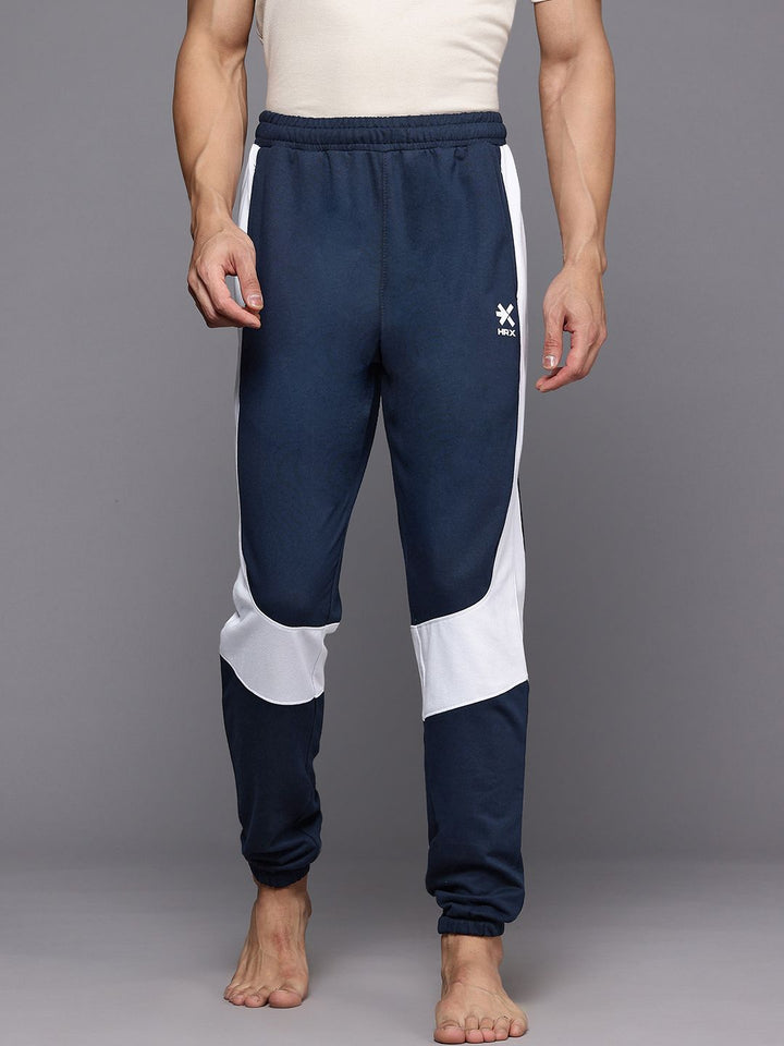 HRX by Hrithik Roshan Men Colourblock Yoga Joggers