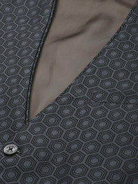Park Avenue Self Design Contemporary Fit 3 Piece Party Suit