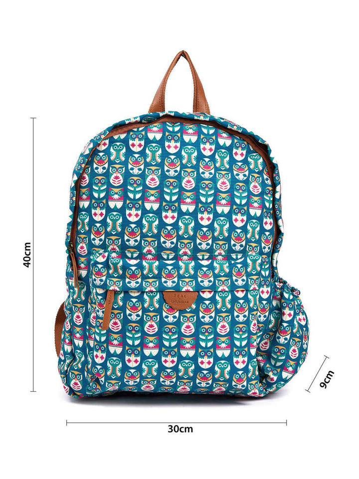 TEAL BY CHUMBAK Women Printed Light Weight Medium Back Pack