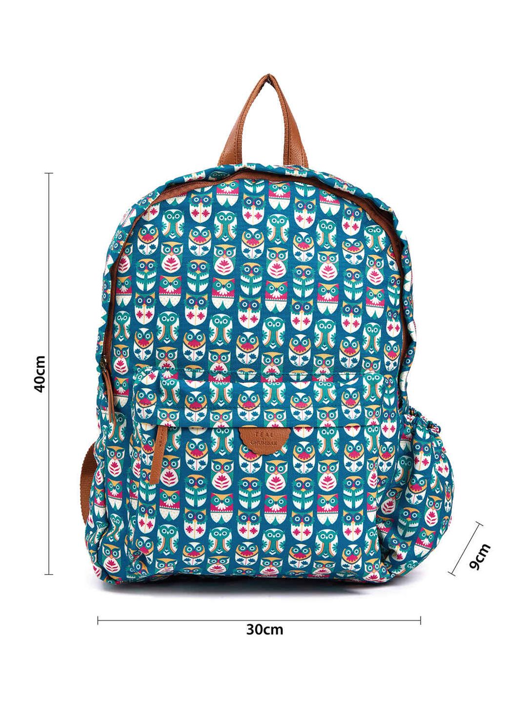 TEAL BY CHUMBAK Women Printed Light Weight Medium Back Pack