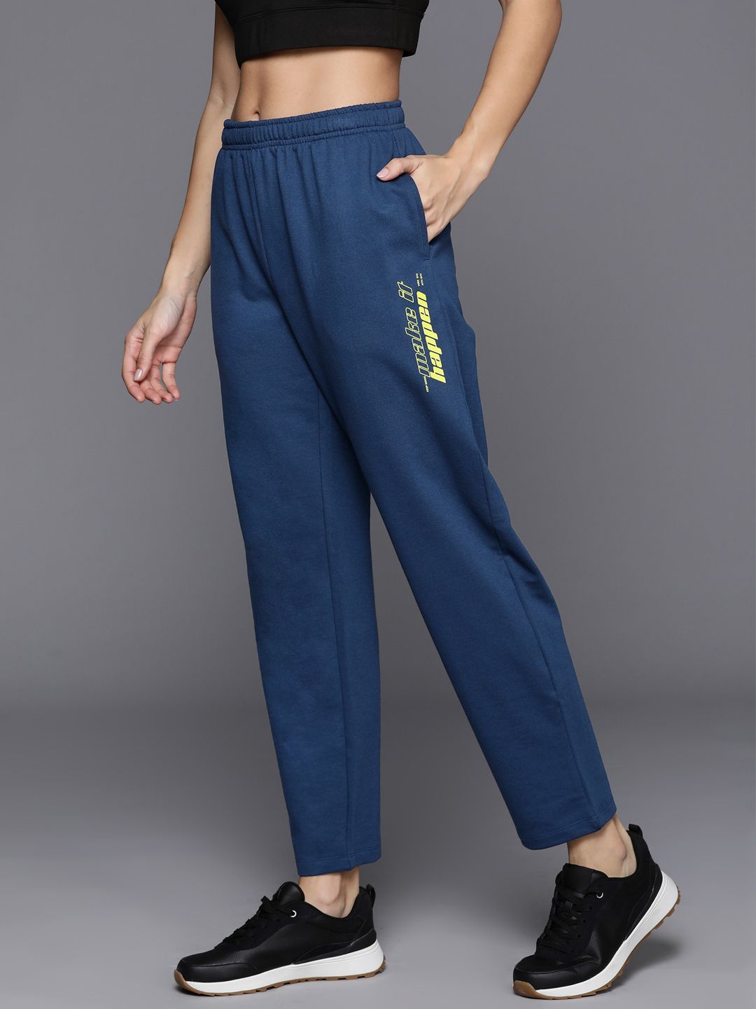 HRX by Hrithik Roshan Women Solid Track Pants