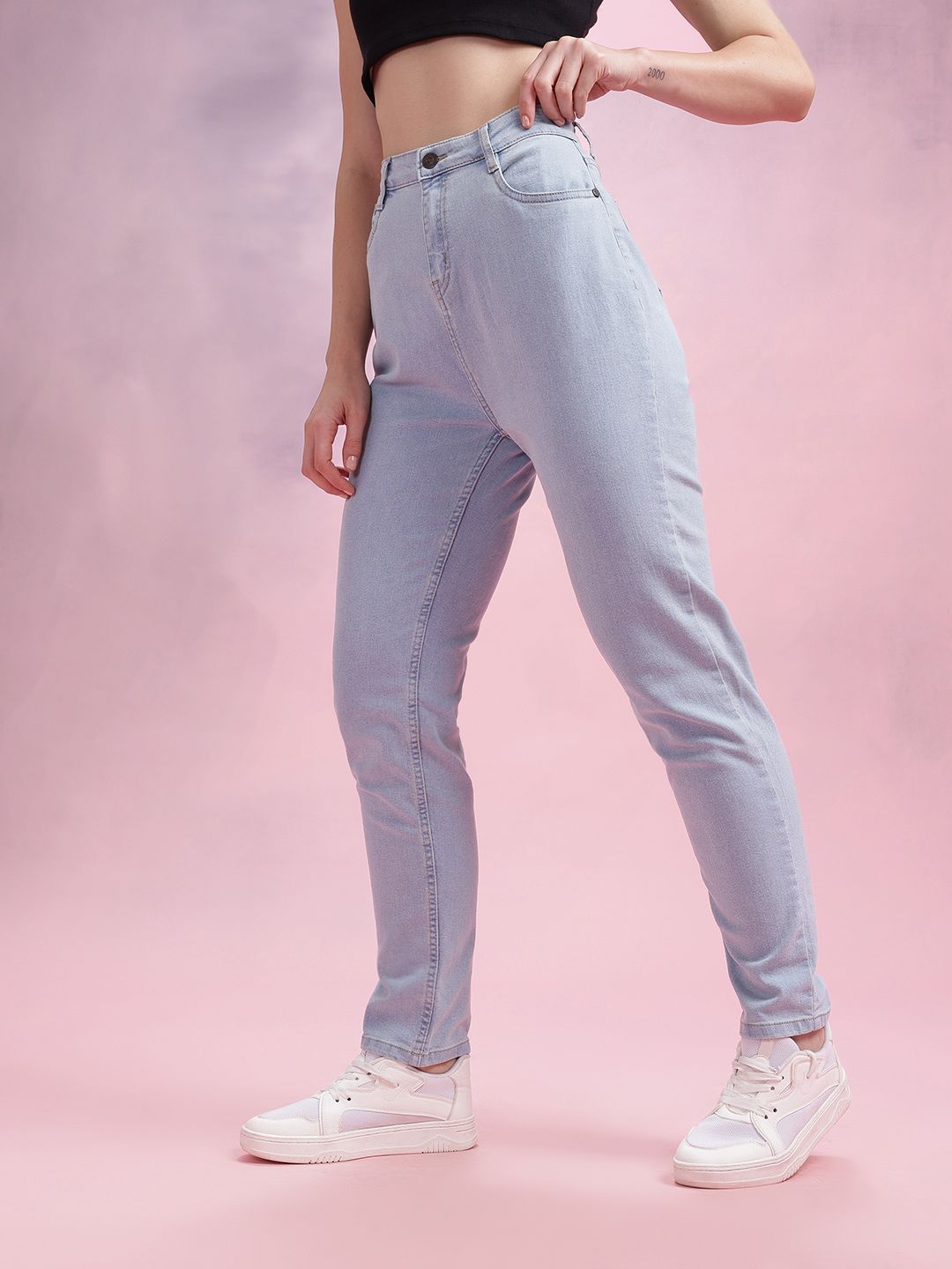 DressBerry Women Mom Fit Jeans