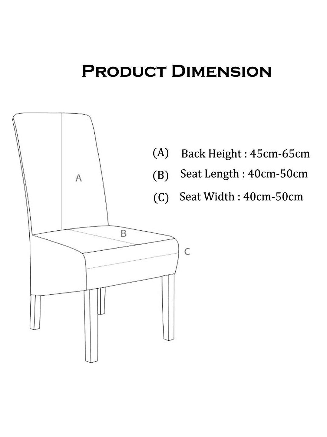 Cortina Set Of 6 Printed Chair Covers