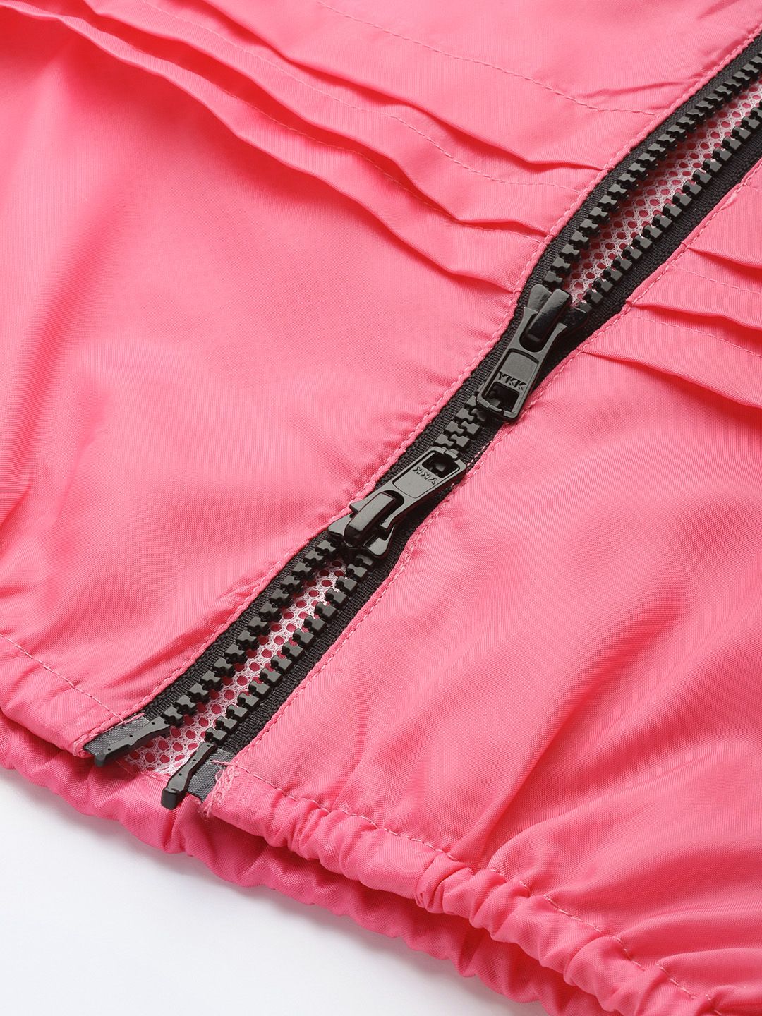 DressBerry Women Pink Solid Lightweight Sporty Jacket