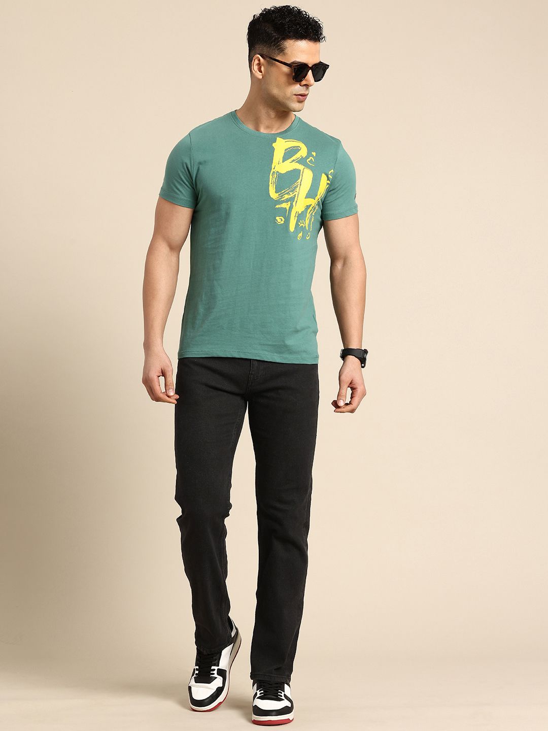 Being Human Men Straight Fit Stretchable Jeans