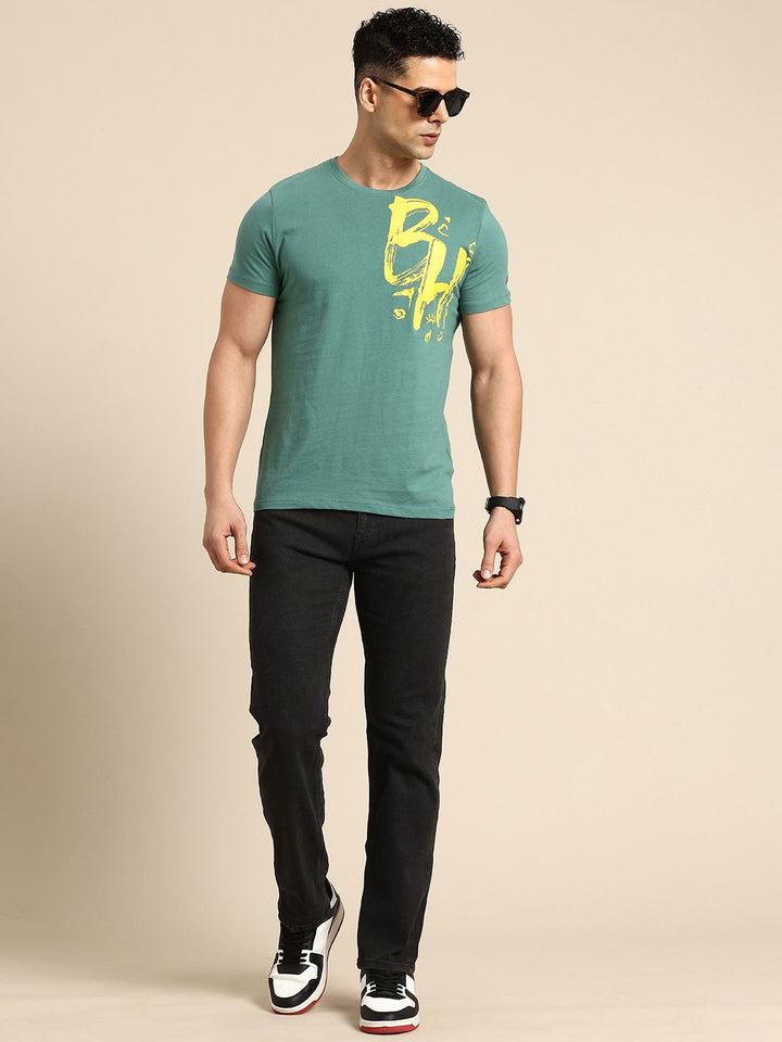 Being Human Men Straight Fit Stretchable Jeans