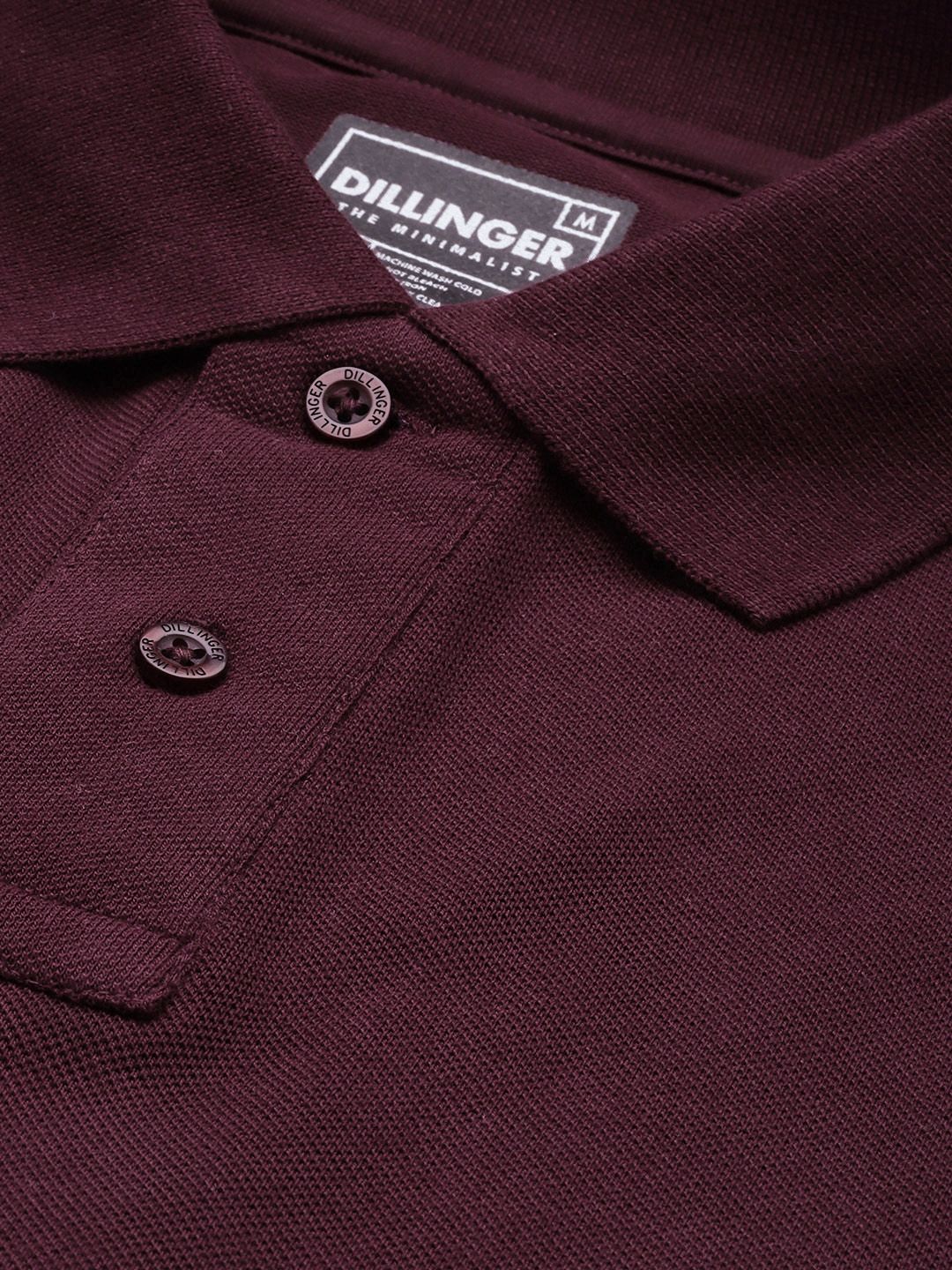DILLINGER Men Polo Collar Pure Cotton T-shirt