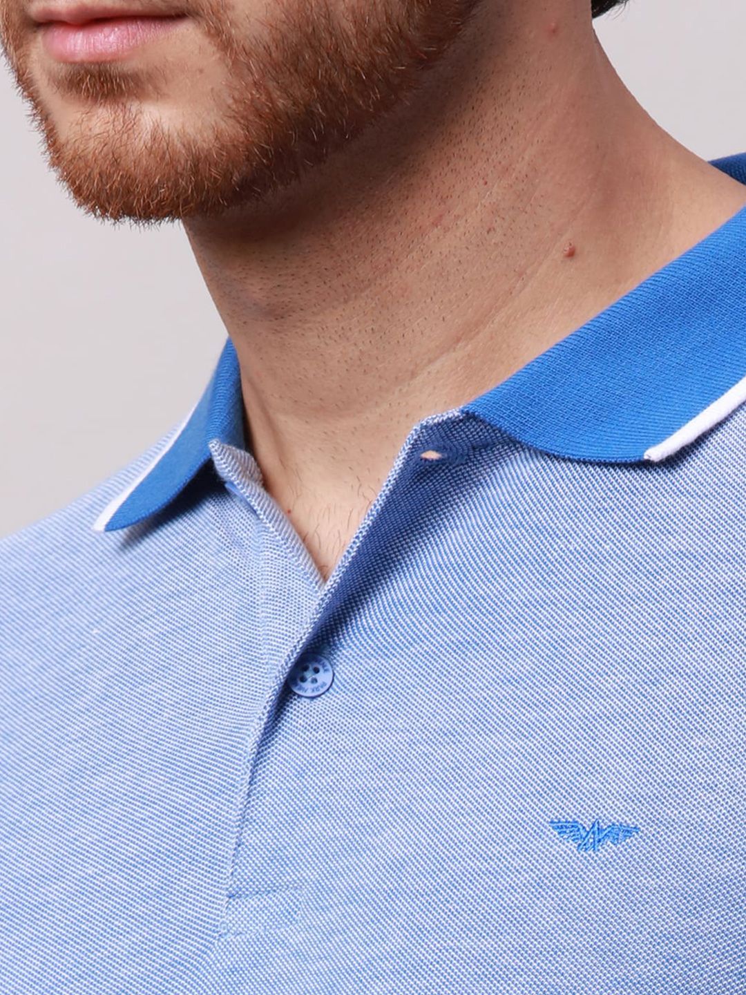 Park Avenue Men Polo Collar Pockets Slim Fit T-shirt