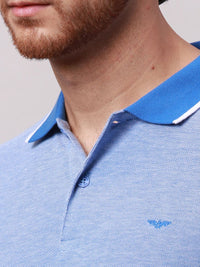 Park Avenue Men Polo Collar Pockets Slim Fit T-shirt
