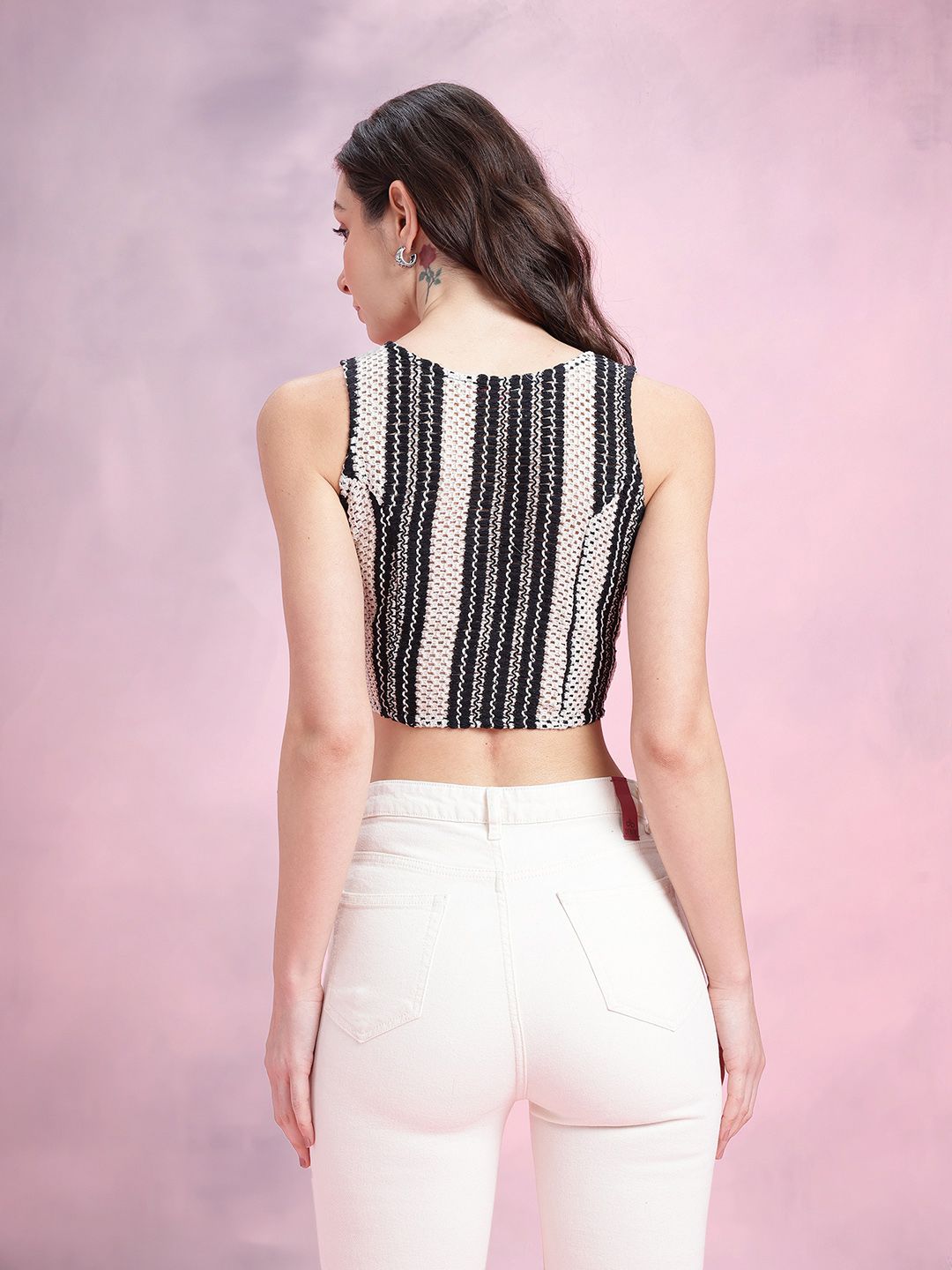 DressBerry Crochet Crop Top