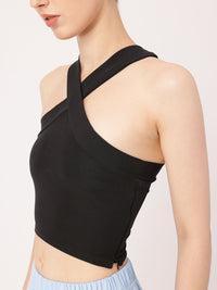 DressBerry Y2K Revival Halter Neck Crop Top