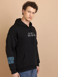 HIGHLANDER Graphic Printed Hooded Relaxed Fit Sweatshirt