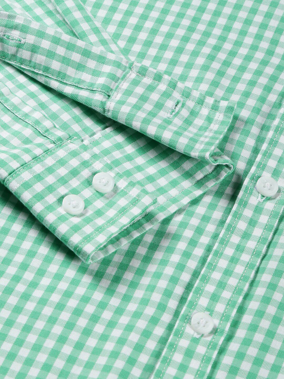 Thomas Scott Micro Checks Classic Slim Fit Cotton Casual Shirt