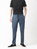 RARE RABBIT Men Aux Drawstring Mid-Rise Slim Fit Trouser