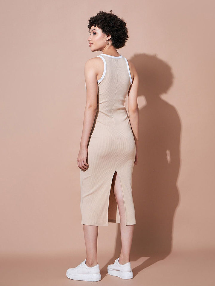SASSAFRAS BASICS Cotton Bodycon Dress