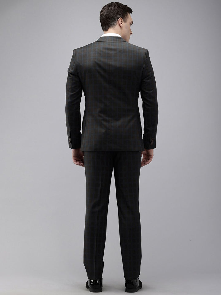 Park Avenue Checked Single Breasted Super Slim Fit 2 Piece Formal Suits