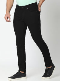 SPYKAR Men Black Slim Fit Low-Rise Highly Distressed Jeans