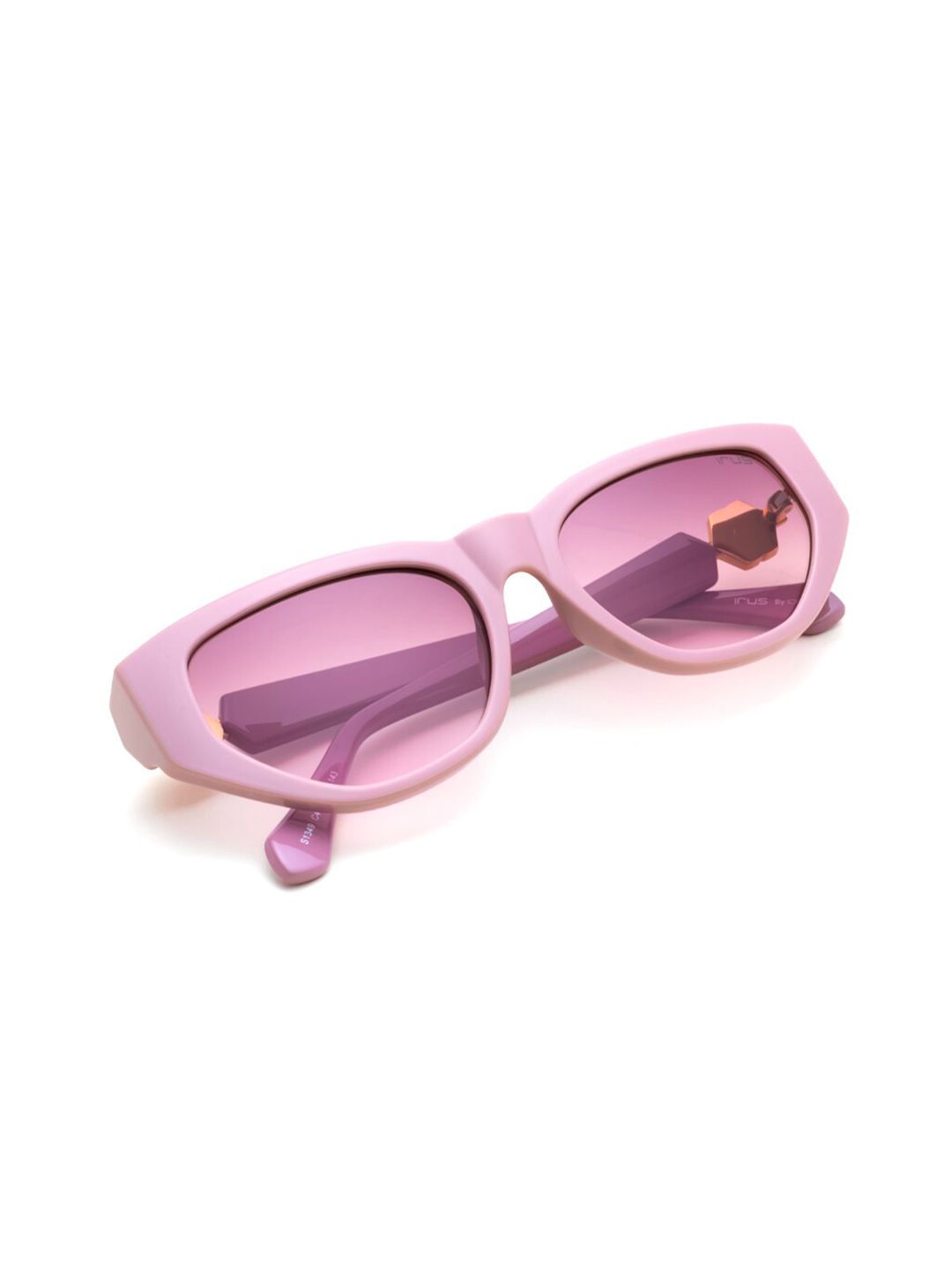 IRUS by IDEE Women Oval Sunglasses with UV Protected Lens IRS1349C4SG