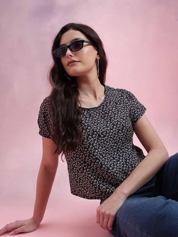 DressBerry Floral Print Top