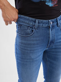 SPYKAR Men Mid Rise Light Fade Clean Look Stretchable Jeans