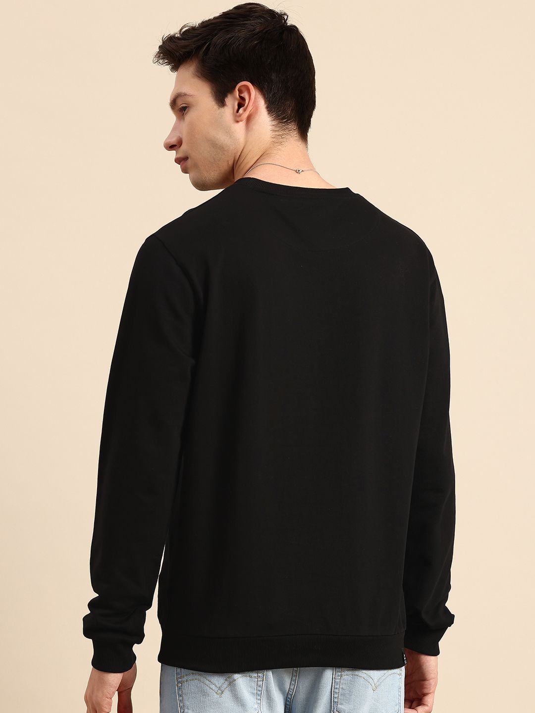 Being Human Printed Pure Cotton Sweatshirt