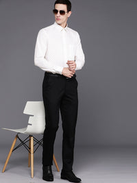 Raymond Men Printed Organic Cotton Slim Fit Opaque Formal Shirt