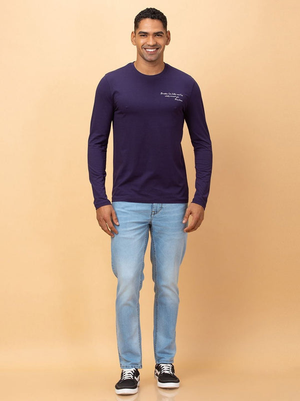 Being Human Men Typography T-shirt