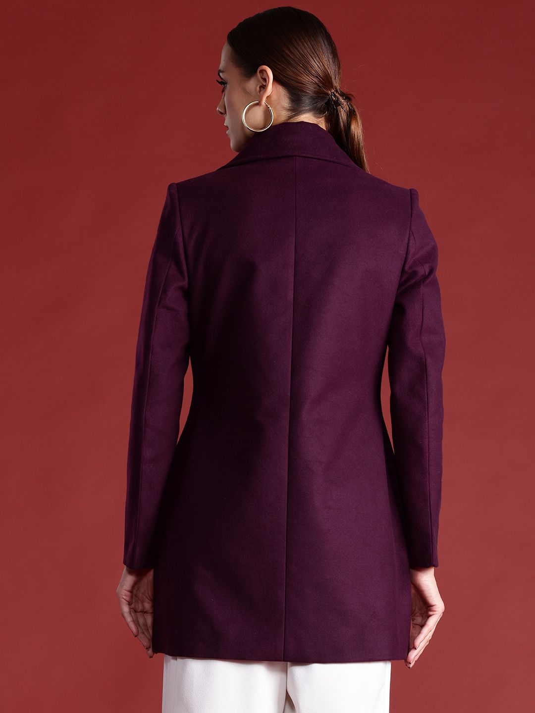 all about you Notched Lapel Trench Coat