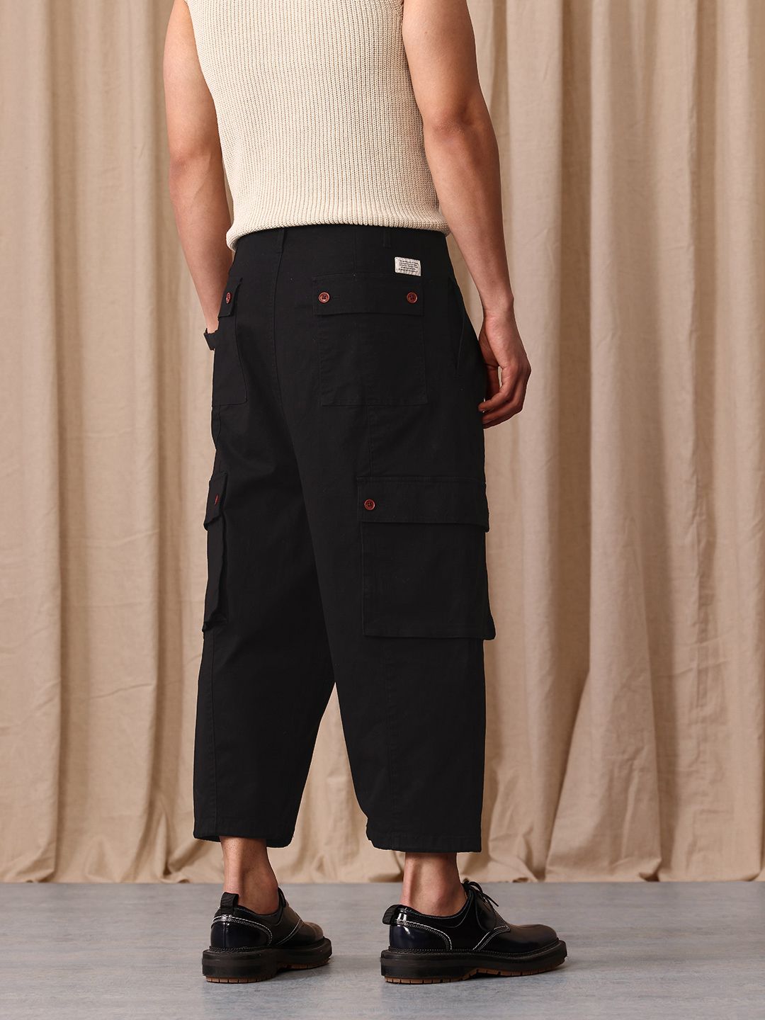 Mr Bowerbird Men Oversized Fit Pleated Trousers