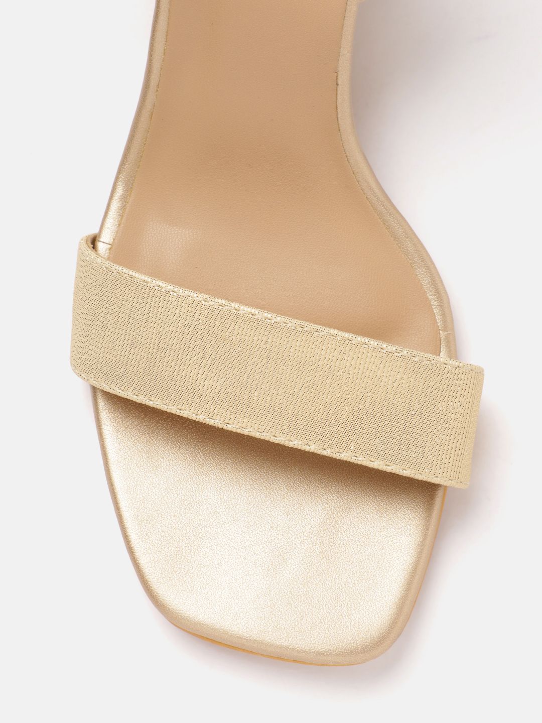 DressBerry Shimmery Block Heels